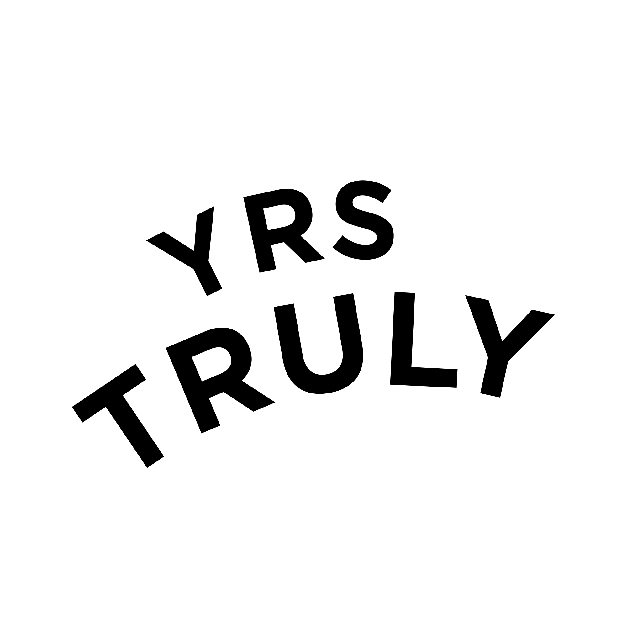 Logo for YRS TRULY
